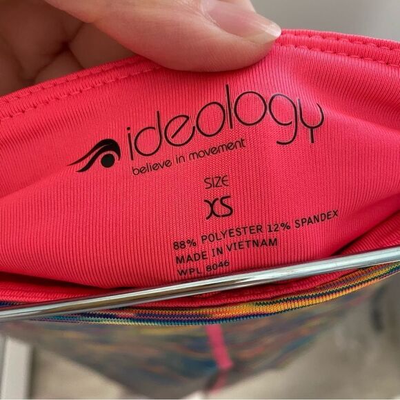 Ideology Women’s Mid Rise Fitted Crop Colorful Leggings XS - Picture 4 of 4